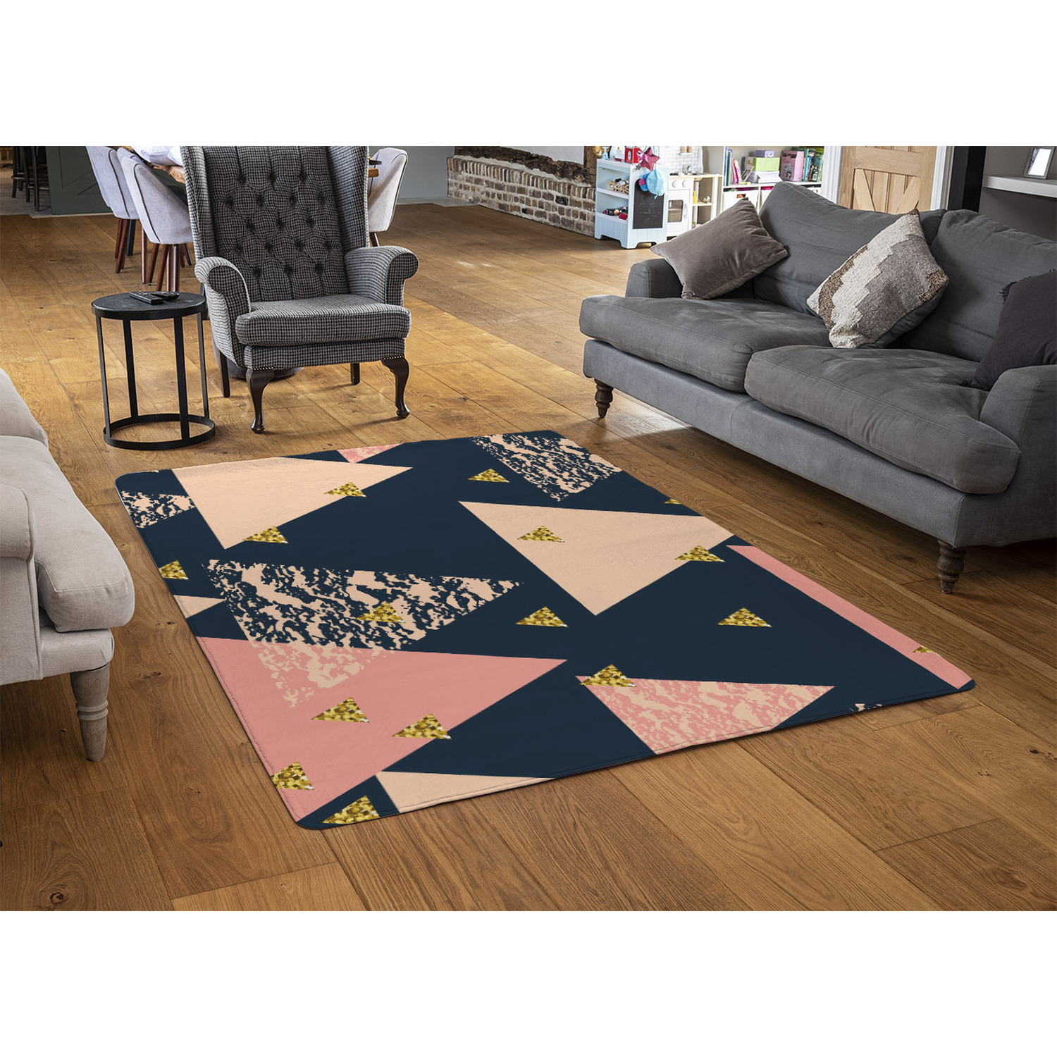 Triangle Pattern Rug