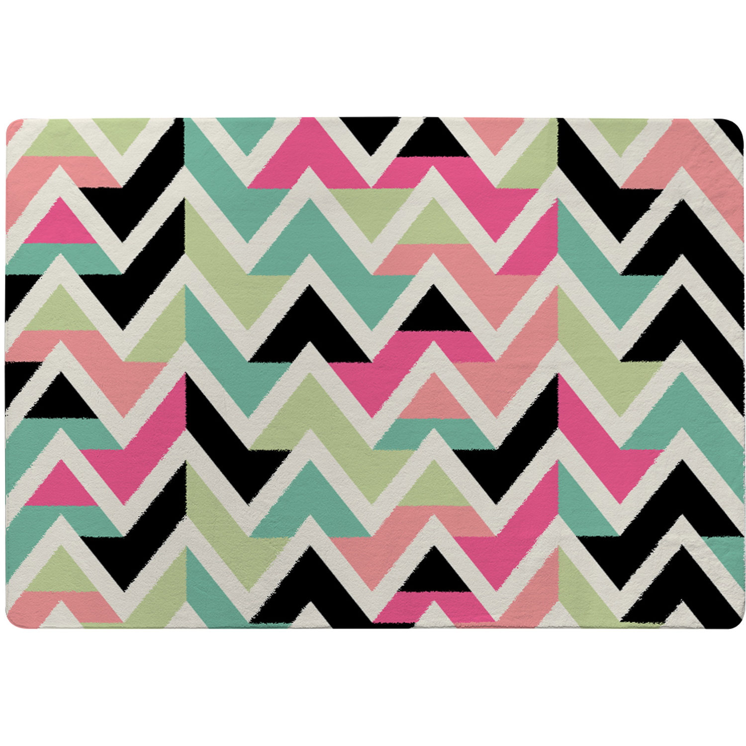 Summer Hipster Boho Chic Rug - Green / 150cm thumbnail