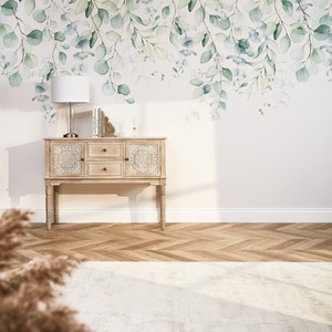 Eucalyptus Cascade Mural