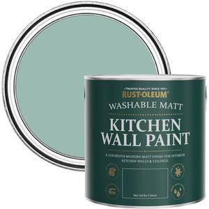 Rust-Oleum  Kitchen Wall Paint Matt  - Coastal Blue 2.5L