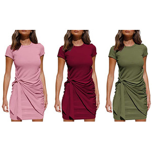 Wrap Around Bow Tie Dress