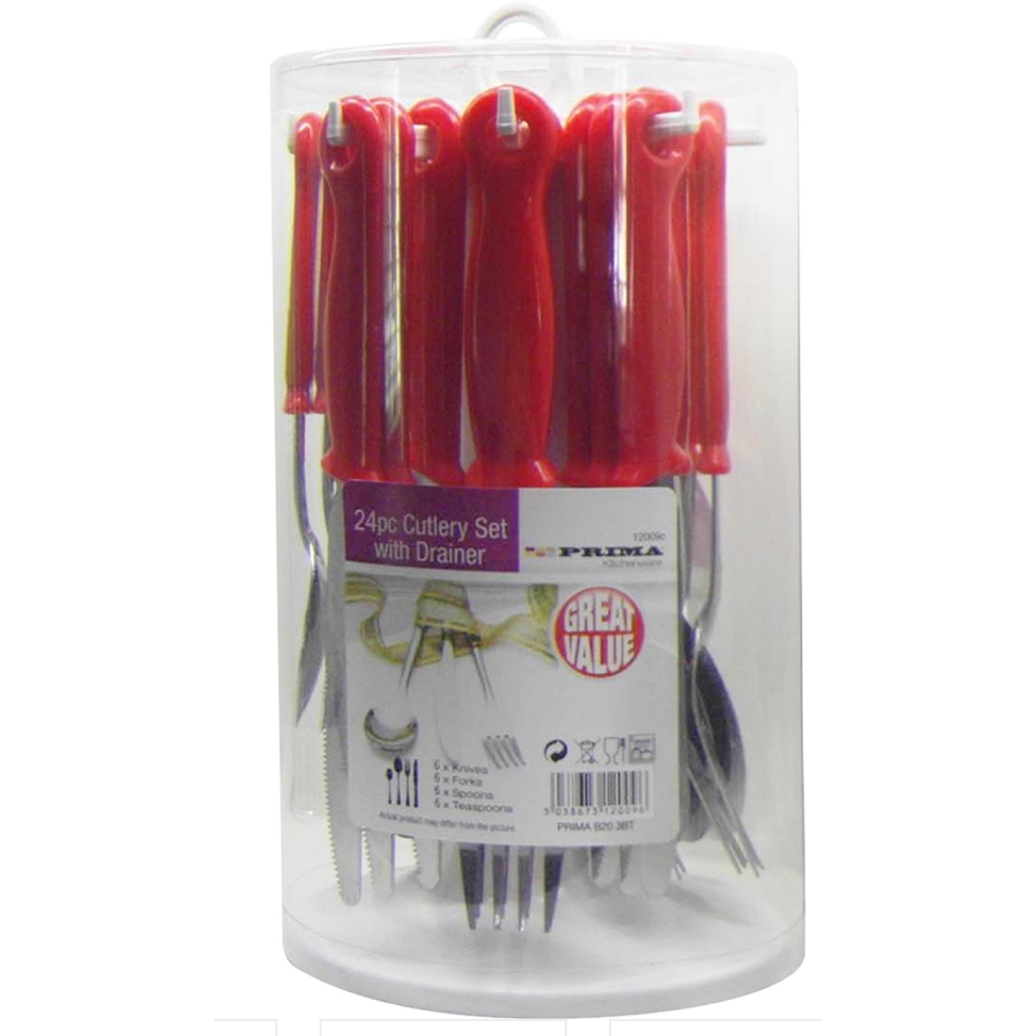 Image of 24pc Cutlery Set with Round Stand&hellip;
