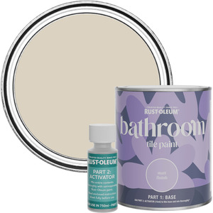 Rust-Oleum Bathroom Tile Paint in Matt Finish - Hessian 750ml