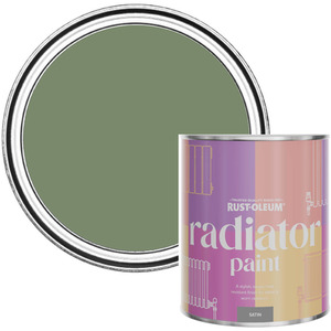 Rust-Oleum Radiator Paint in Satin Finish - All Green 750ml