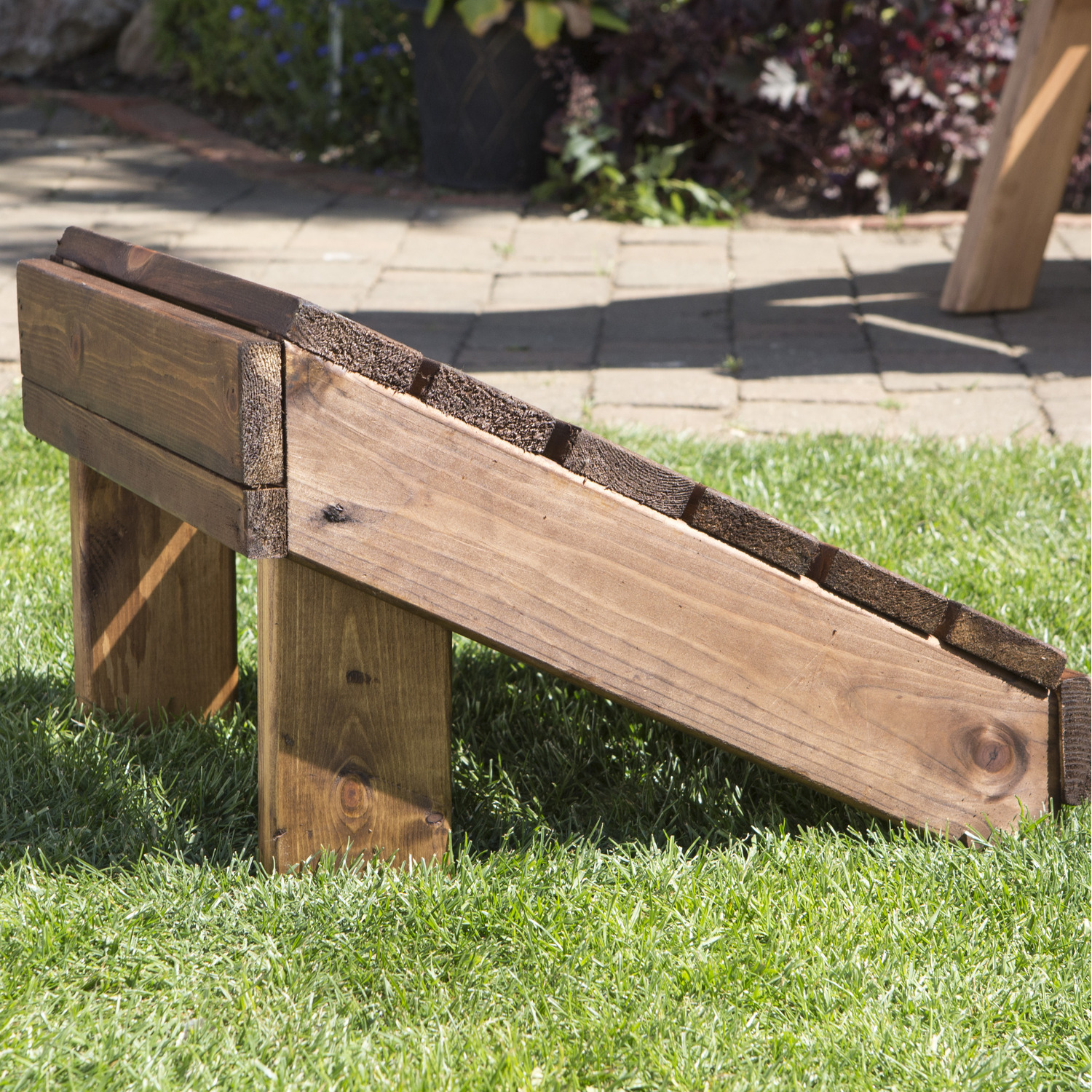 Footstool Boxed - Brown