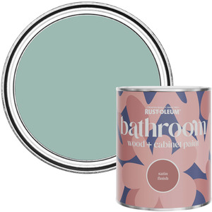Rust-Oleum Bathroom Wood  Cabinet Paint in Satin Finish - Coastal Blue 750ml