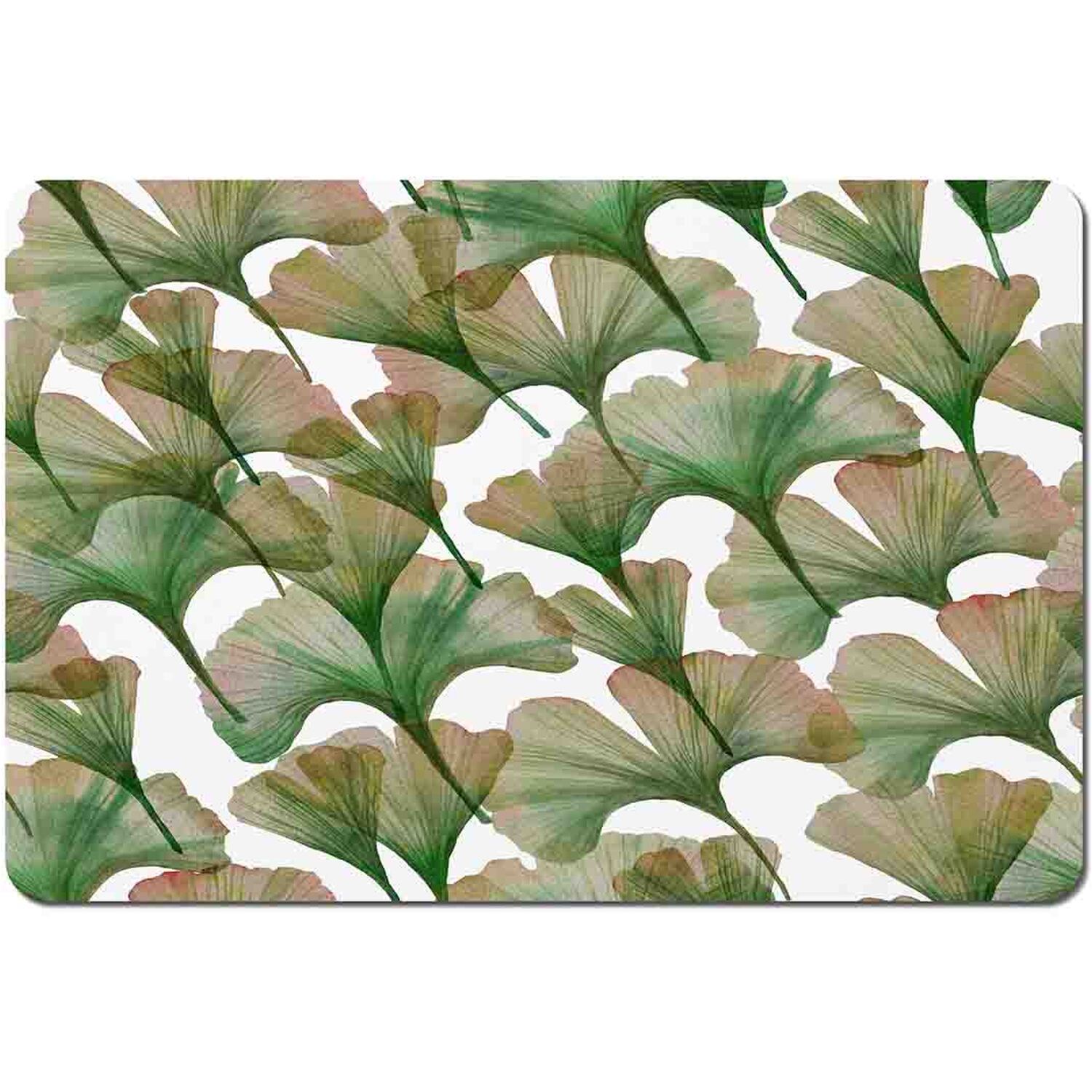 Image of Ginkgo biloba Placemat Set - Green