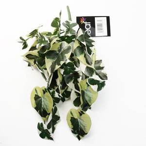 Artificial Trailing Variegated Marble Pothos Plant