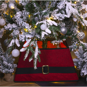 St Helens Home and Garden Santa's Belt Design Tree Skirt