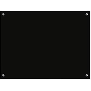 Dry Wipe Frameless Glass Whiteboard non magnetic 45cm x 60cm Dry Erase White
