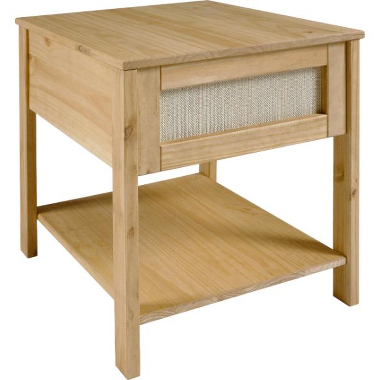 Corona Rattan Side Table