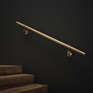Rothley Antique Brass Stair Hand Rail Kit 1.2M