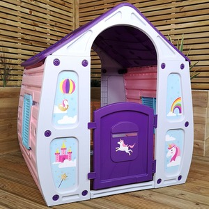 Kids Indoor Outdoor Plastic Unicorn Magical Playhouse