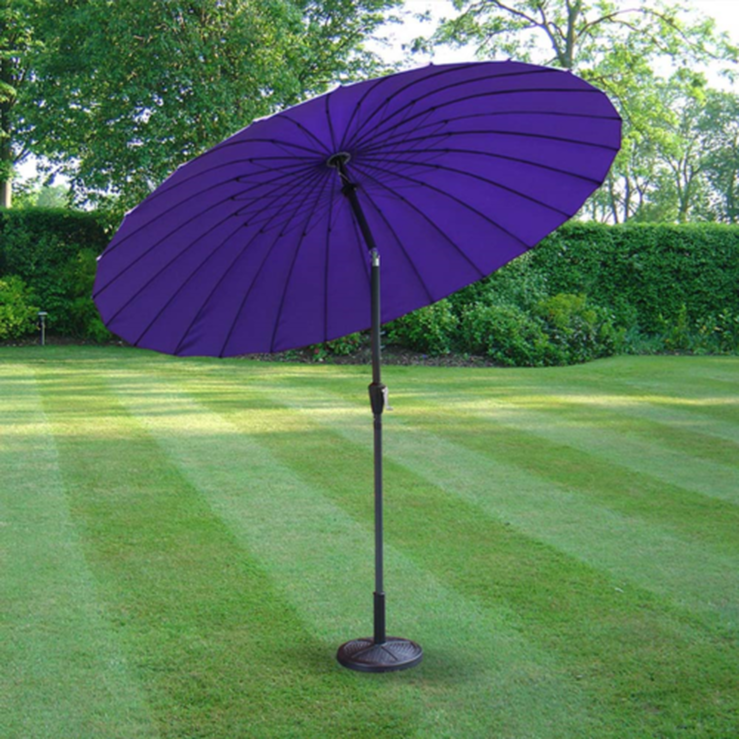 Garden Mile - 2.6m Purple Tilt Parasol  - Purple thumbnail