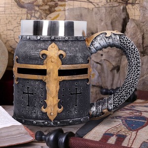 Crusader Medieval Knight Chainmail Tankard