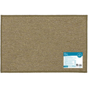JVL Eden Machine Washable Doormat - Latte