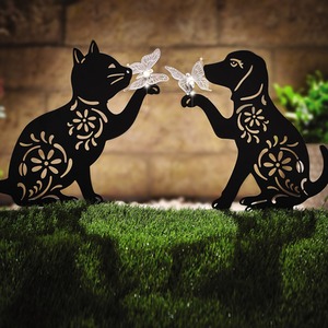 Animal Silhouette Solar Stake Light