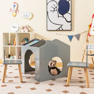 Kids Table and Chair Set with Chalkboards