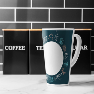 Winter Flowers Latte Mug