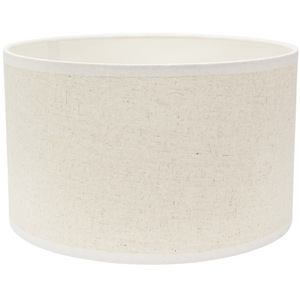 Eva Small Natural Linen Fabric Drum Lamp Shade