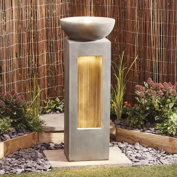 Serenity Garda Garden Water Feature with LED Lights