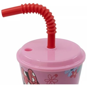 Official Minnie Mouse Spring Look Sports Tumber With Straw