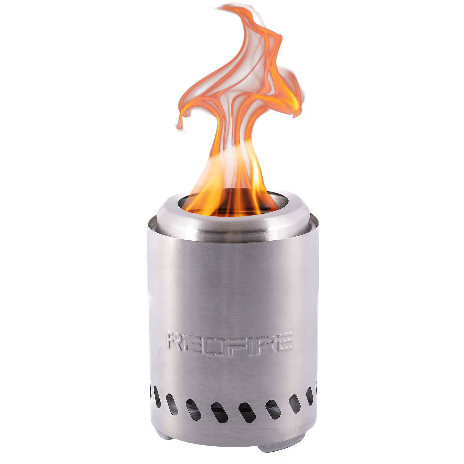RedFire Volcano Tabletop Fire Pit 3 Colours 14cm Diameter - Silver