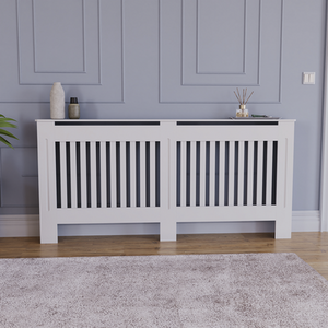 White / 172cm Chelsea Radiator Cover shot 8337230