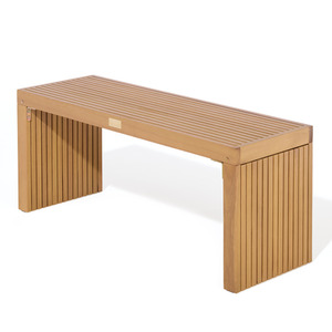 Rowlinson Kyoto 2 Seat Wooden Bench