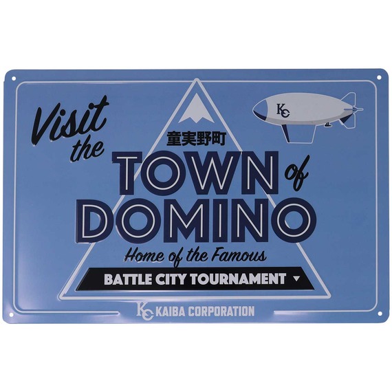 Yu-Gi-Oh! Town of Domino Tin Sign