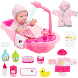 Baby Doll Bath Time Pretend Play Set