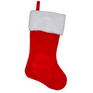 Traditional Hanging Christmas Santa Stocking