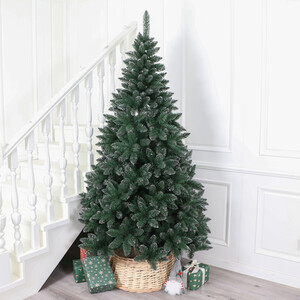 Glitter Tip Fir Christmas Tree 7ft
