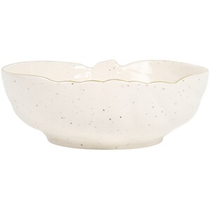 Pumpkin Gold Edge Bowl