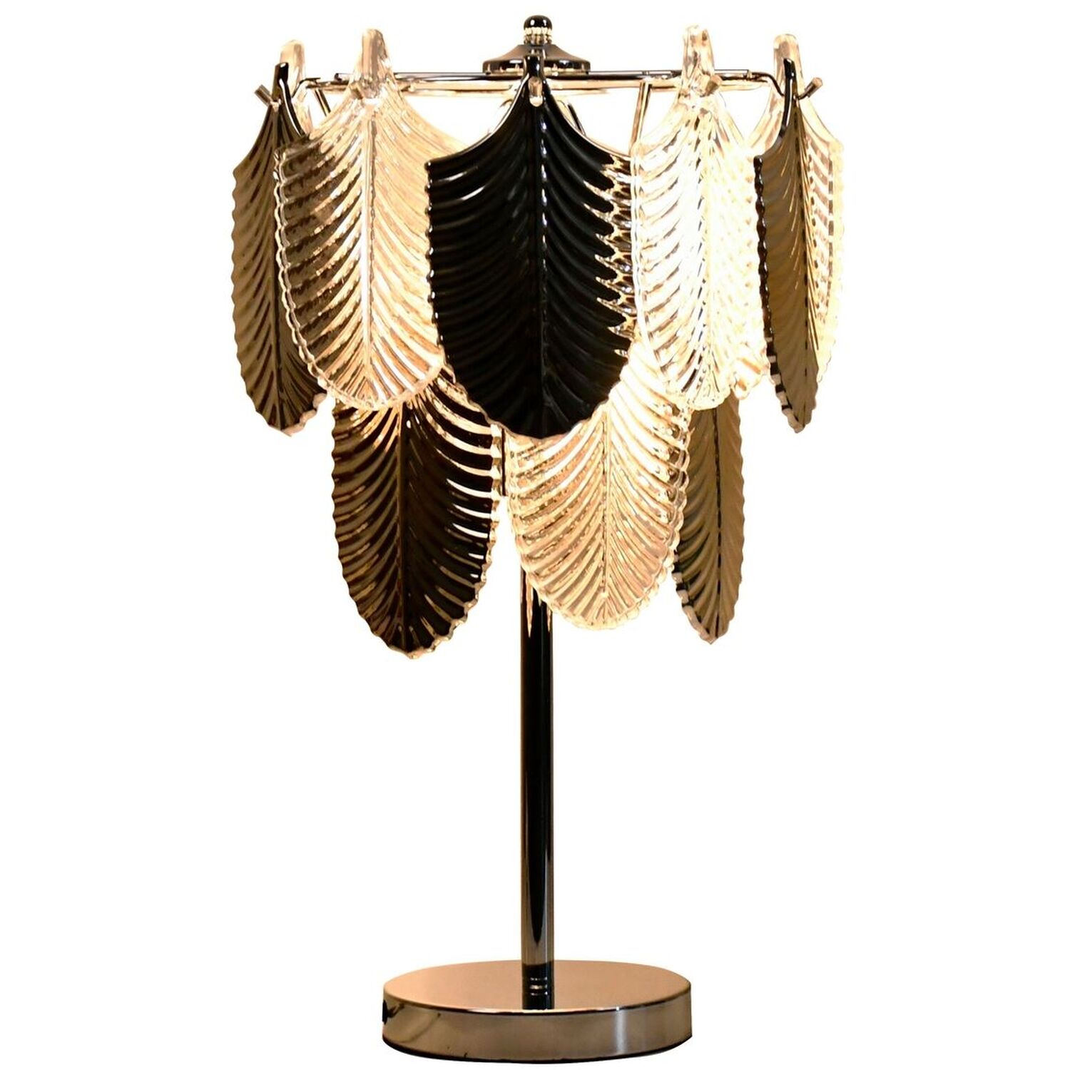 Ferndale Table Lamp E27 Bulb Cap - Chrome Gold