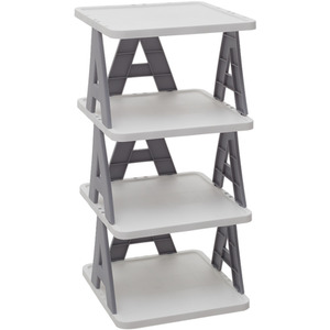 Multi-Tier Corner Shoe Rack for Small Spaces