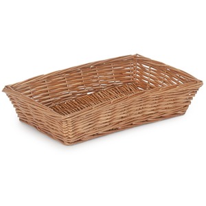 Tapered Wicker Rectangular Tray