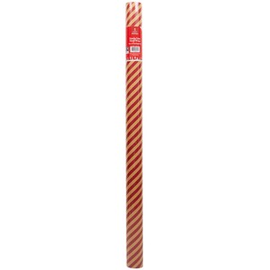 Candy Cane Kraft Gift Wrap