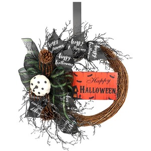 Lifeideas Halloween Wreath with Bows 40cm