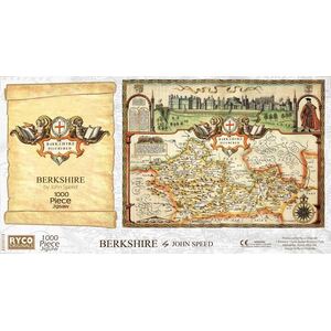 Berkshire Historical Map 1000 Piece Jigsaw Puzzle (1610)
