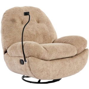 Phoenix Teddy Boucle Swivel and Rocker Manual Recliner Chair