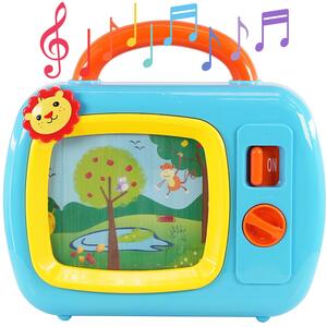 My First TV Musical Television Baby Toy Box Safari Animals