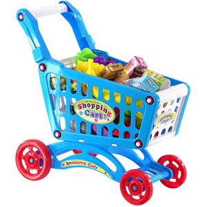 Kids Shopping Trolley Toy with Accessories