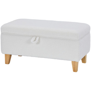 Modern Upholstered Storage Ottoman Bench