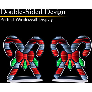 Multi-colour / Candy Canes Christmas Infinity Tunnel Light shot 11589754
