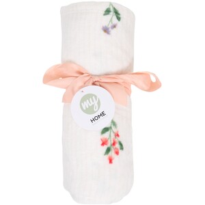Posie Printed Fleece Throw