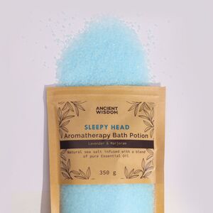 Aromatherapy Bath Potion in Kraft Bag Sleepy Head Sky