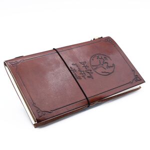 Handmade Leather Journal Be the Change (80 pages)