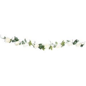 Artificial Big Rose Garland