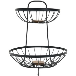 2 Tier Wired Fruit Bowl